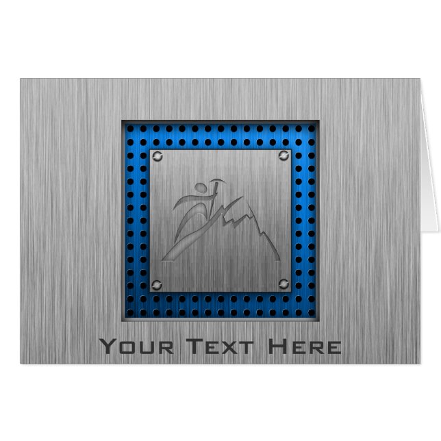 Escalada cepillada de la Metal-mirada (Anverso (Horizontal))