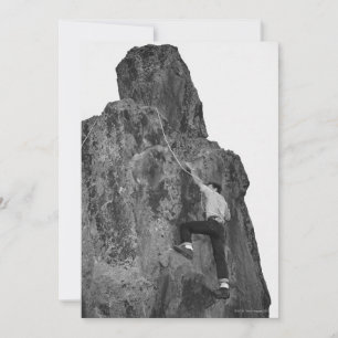 Escalada de rock masculino