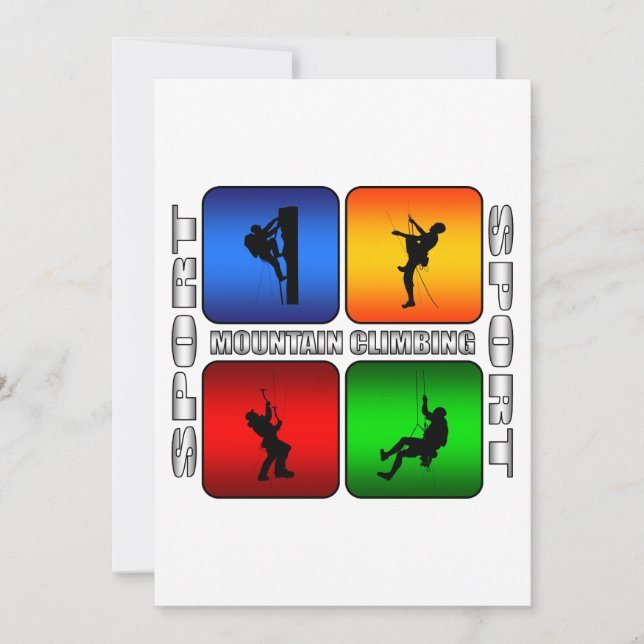 Escalada espectacular de montaña (Anverso)