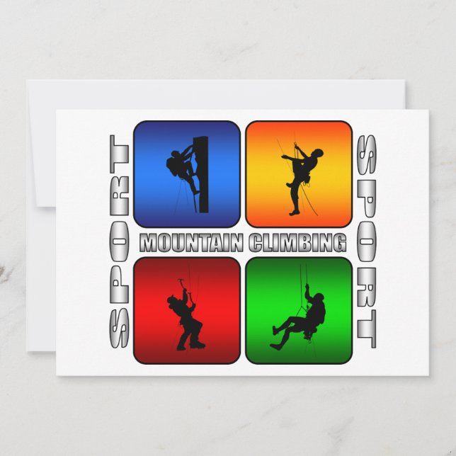 Escalada espectacular de montaña (Anverso)