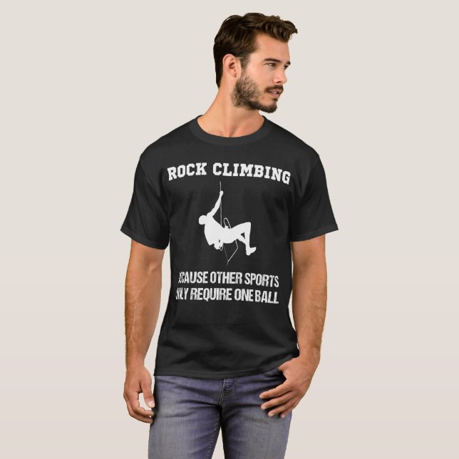 Escalada porque la otra camiseta de los deportes (Anverso completo)