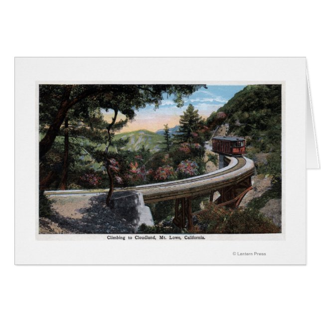 Escalando a la vista de las nubes (Anverso (Horizontal))