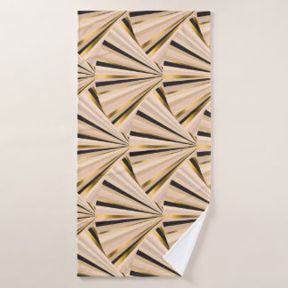 Escalas Art Deco: Glamour dorado geométrico