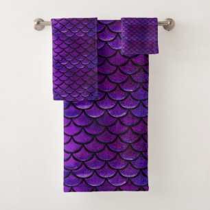 Escalas De Sirenas Moradas Y Azules