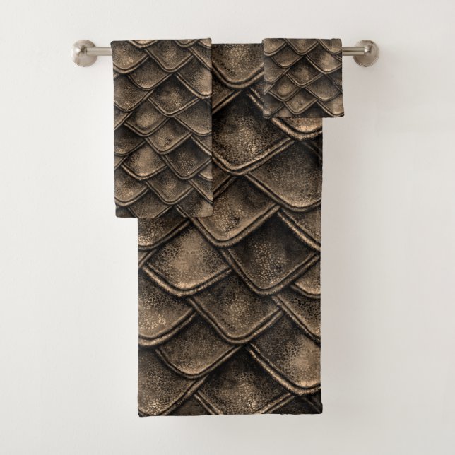 Escalas del dragón - gris, Brown (In situ)