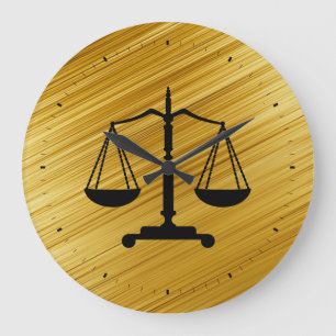 Escalas del reloj de la justicia