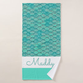 Escalas verdes del mar de la sirena