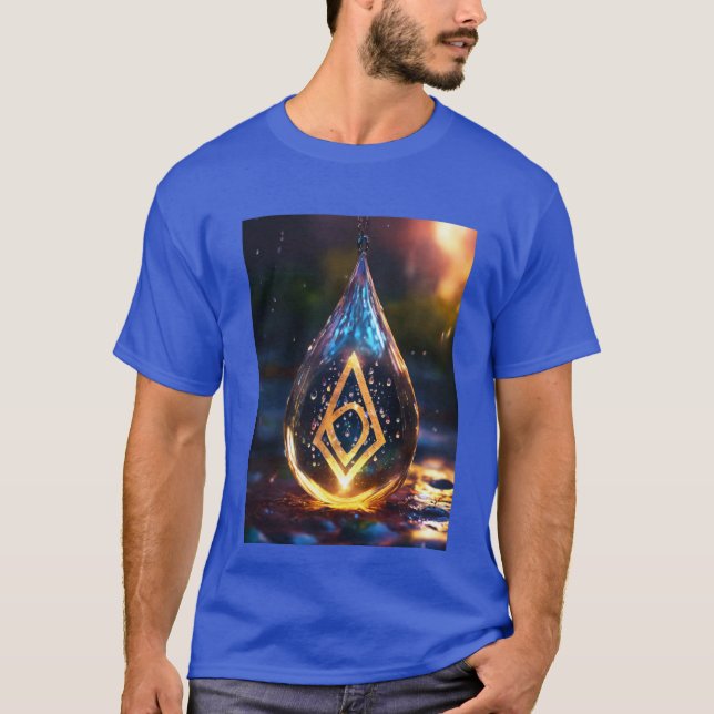 Escalas y llamas Intrincadas Diseñar camiseta (Anverso)