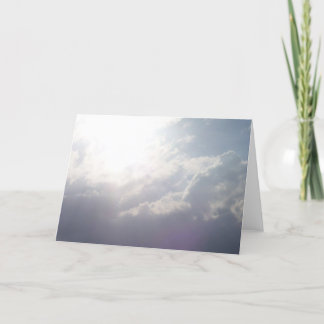 Escalera a la tarjeta del cielo