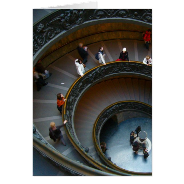 escalera circular vaticana (Frente)
