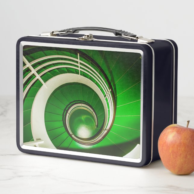 Escalera circular verde (In situ)