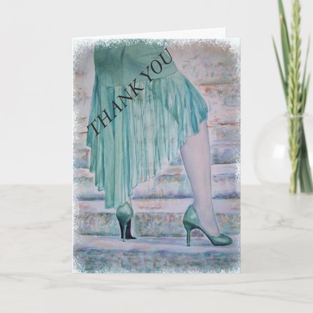 ESCALERA HASTA... GRACIAS TARJETA (Anverso)