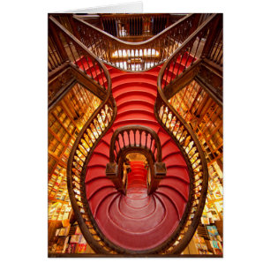 Escalera roja ornamentada, Portugal