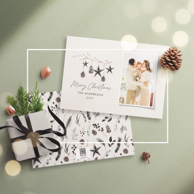 Escándalo moderno negro elegante Navidad de guione (Subido por el creador)