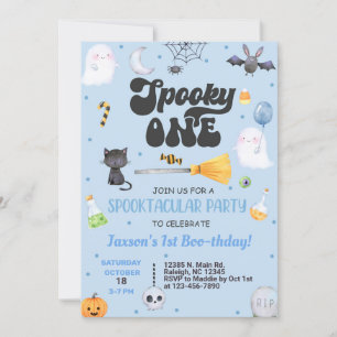 Escándalo Un niño de Halloween primera invitación