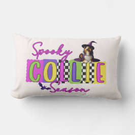 Escandalosa almohada de Collie Halloween