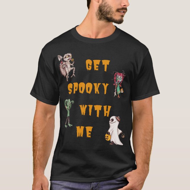Escandece Conmigo Camiseta De Halloween (Anverso)