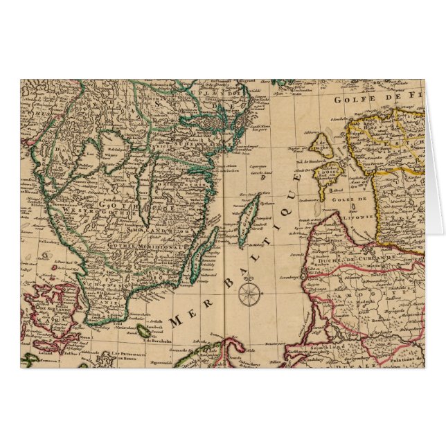 Escandinavia, Mar Báltico, Suecia, Dinamarca (Anverso (Horizontal))