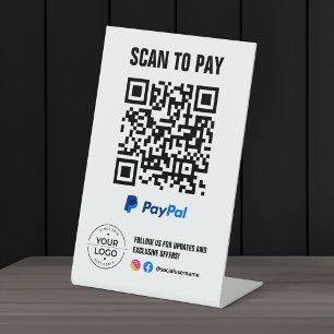 Escanear para Pagar Código QR Señal PayPal