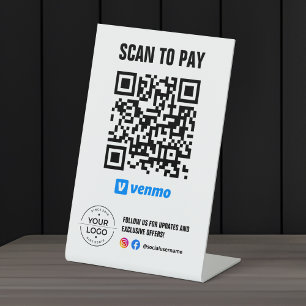 Escanear para Pagar Código QR Señal Venmo