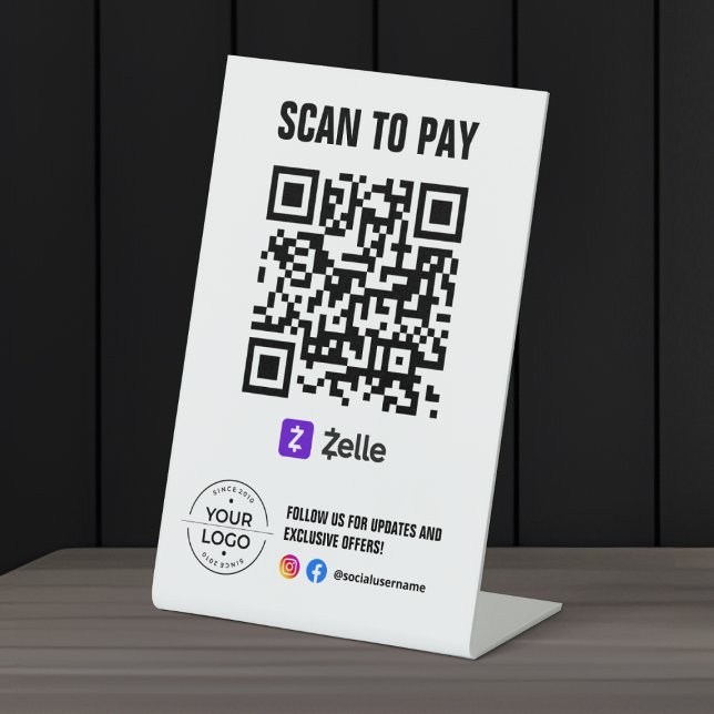 Escanear para Pagar Código QR Señal Zelle (Subido por el creador)