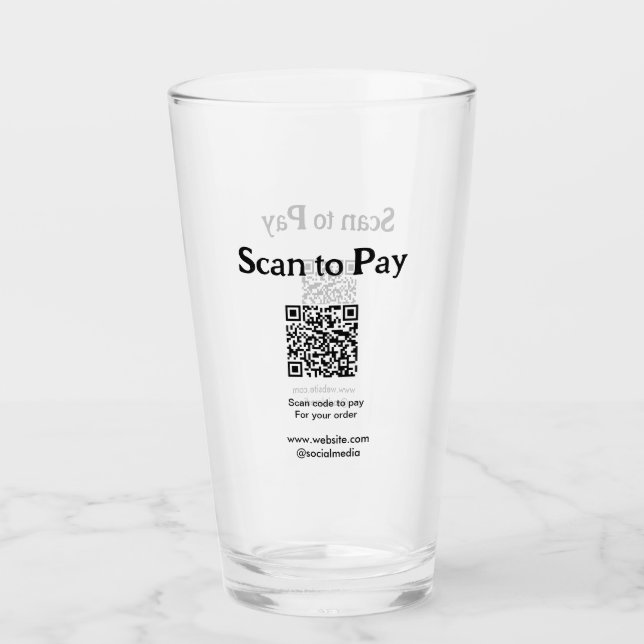 Escanear para pagar por código QR de pedido añadir (Anverso)