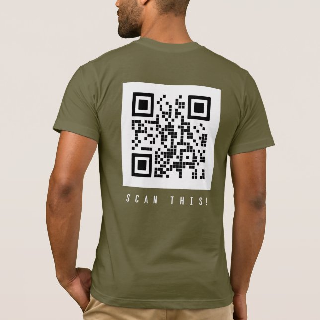 ¡Escaneo De Bombas! Gran camiseta del ejército mas (Reverso)