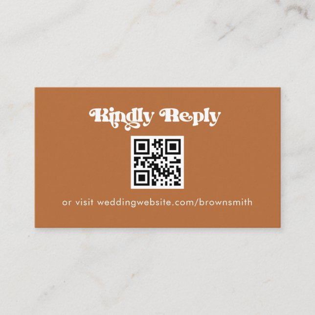 Escaneo de terracota a tarjetas de gabinete RSVP (Anverso)