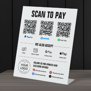Escaneo Todo en Uno para Pagar Señal Pagar PayPal
