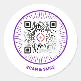 Escaneo y sonrisa: Pegatina por SparkLab