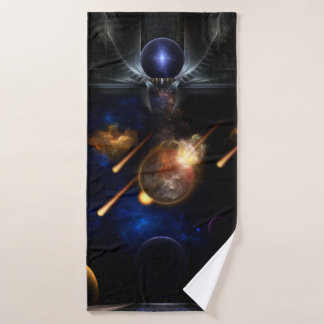 Escapada de arte fractal asteroide apocalipsis