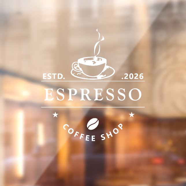 Escaparate vinilo adhesivo transparente o café (Hoja 2)