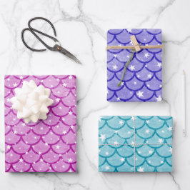 Escaparates de Sirena Diseño Conjunto de Papel de 