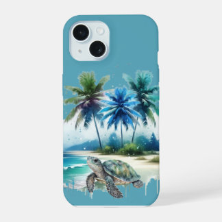 Escape a la playa tropical: viaje de la tortuga