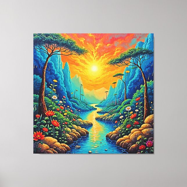 Escape al diseño de arte natural (Anverso)