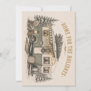 Escape de Camper de Navidad Boho Americana