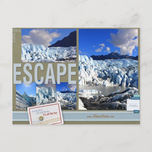 Escape gratuito a la postal de Alaska (Anverso)