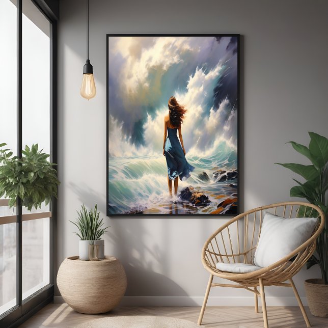 Escape oceánico sereno - Arte costero (Subido por el creador)