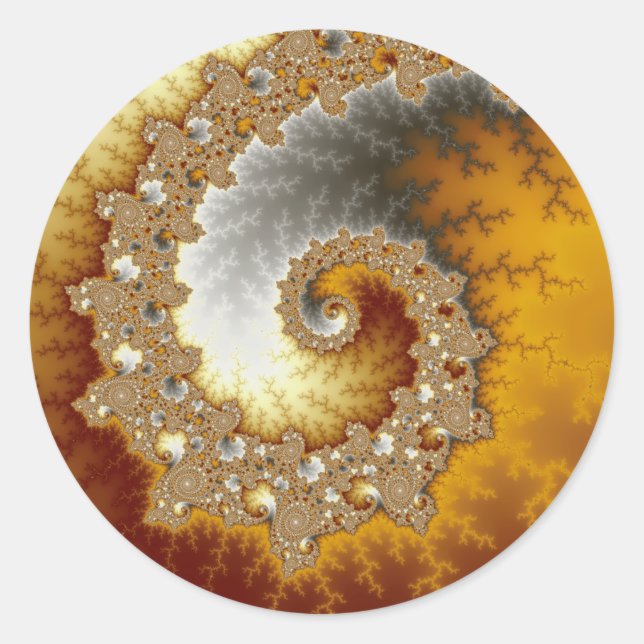 Escape - Pegatina fractal (Anverso)
