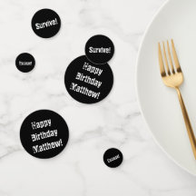 "Escape Room" Fiesta Table Confetti