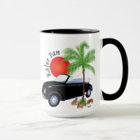 Escarabajo fan taza