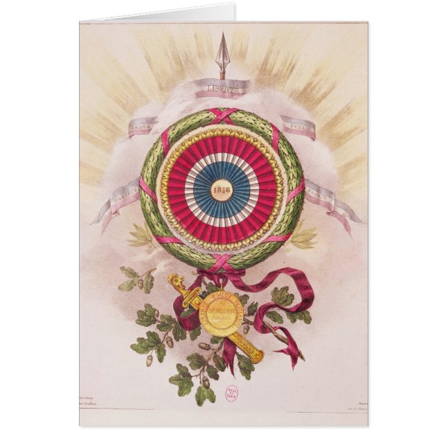 Escarapela, emblema de 1848 (Frente)