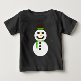 Escarcha camiseta del bebé hombre de nieve