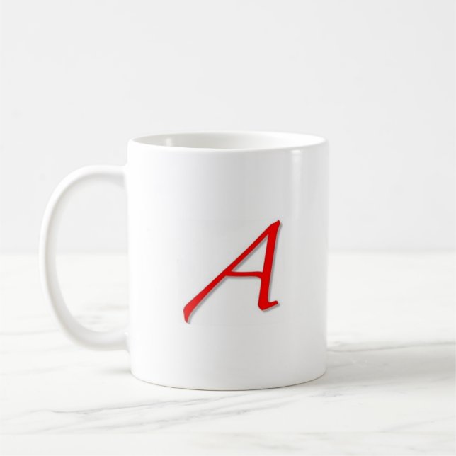 Escarlata una taza de café del diseño (Izquierda)