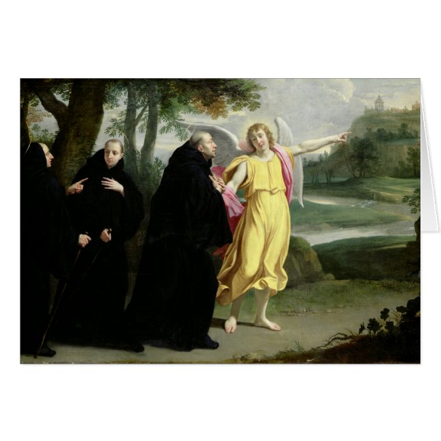 Escena a partir de la vida de St. Benedicto (Anverso (Horizontal))