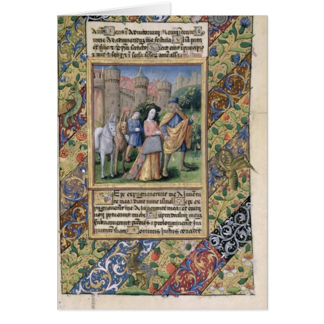 Escena a partir de las 'horas de d'Orleans de (Frente)