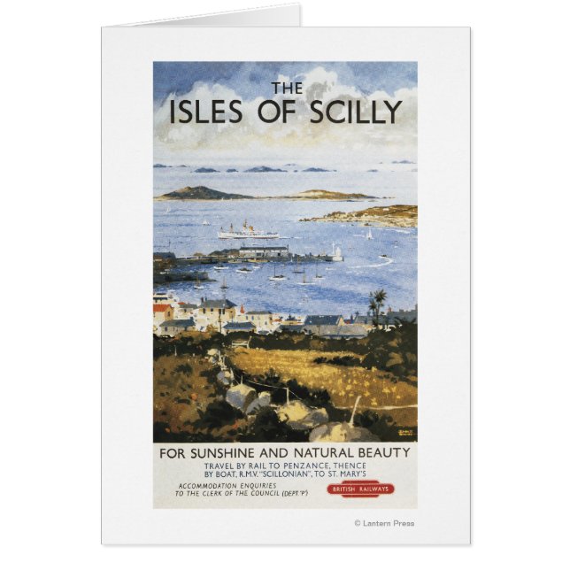 Escena aérea del Poster de la ciudad y del ferroca (Frente)