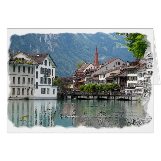 Escena alpina (Anverso (Horizontal))