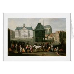 Escena antes del palacio de la presa, Amsterdam