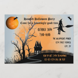 Escena atorada - Invitación a la fiesta de Hallowe